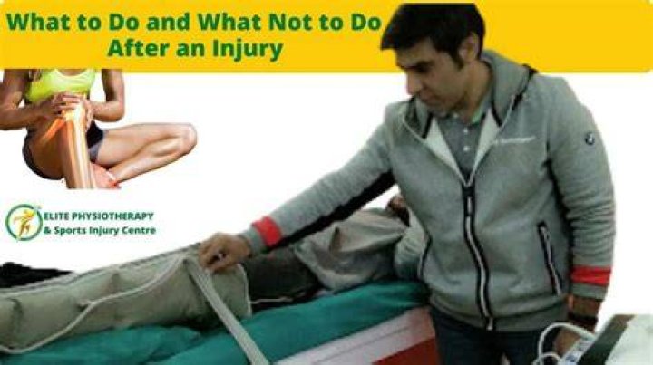 right after injury