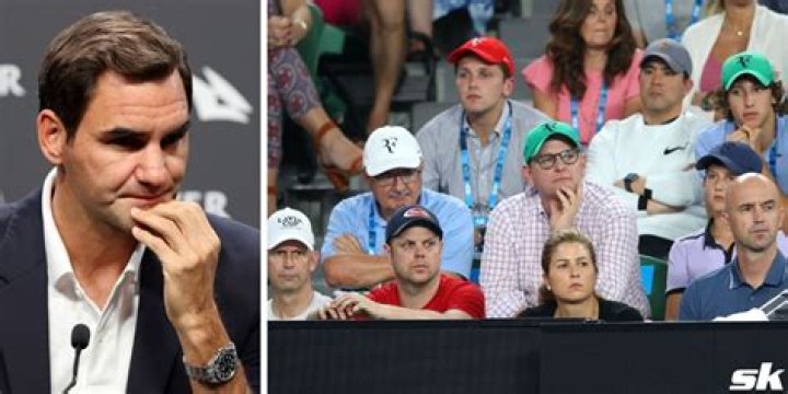 Roger Federer celebrating weekend with his family