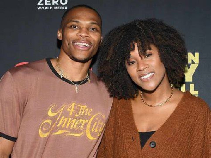Russell Westbrook With His Wife and Children