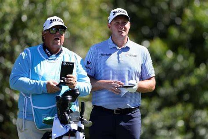 Sepp Straka With His Caddie Duane Bock