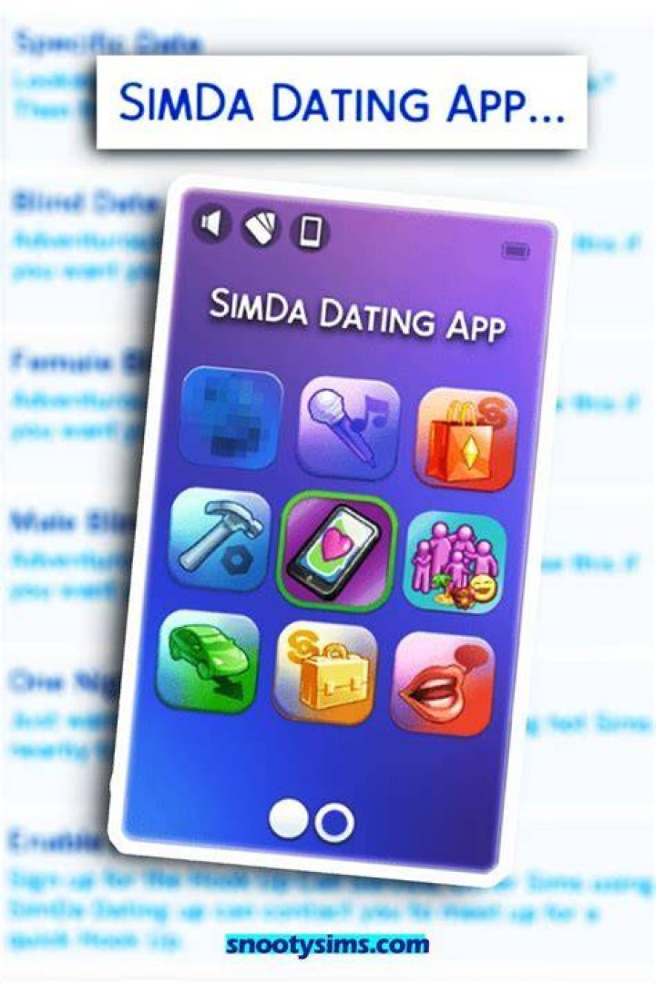 SimDa Dating App Sex Mod