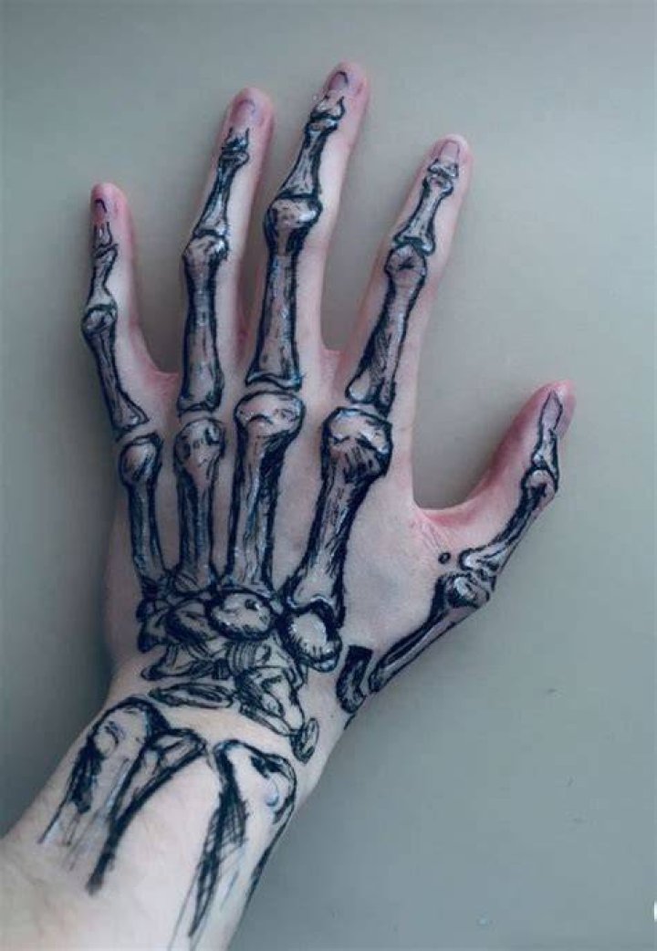 Skeleton hand; Picture Courtesy: polyc_sj Instagram Skeleton hand; Picture Courtesy: polyc_sj Instagram