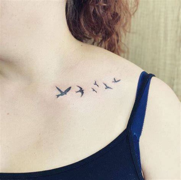 Small Bird Shoulder Tattoos Tattoobyjenny