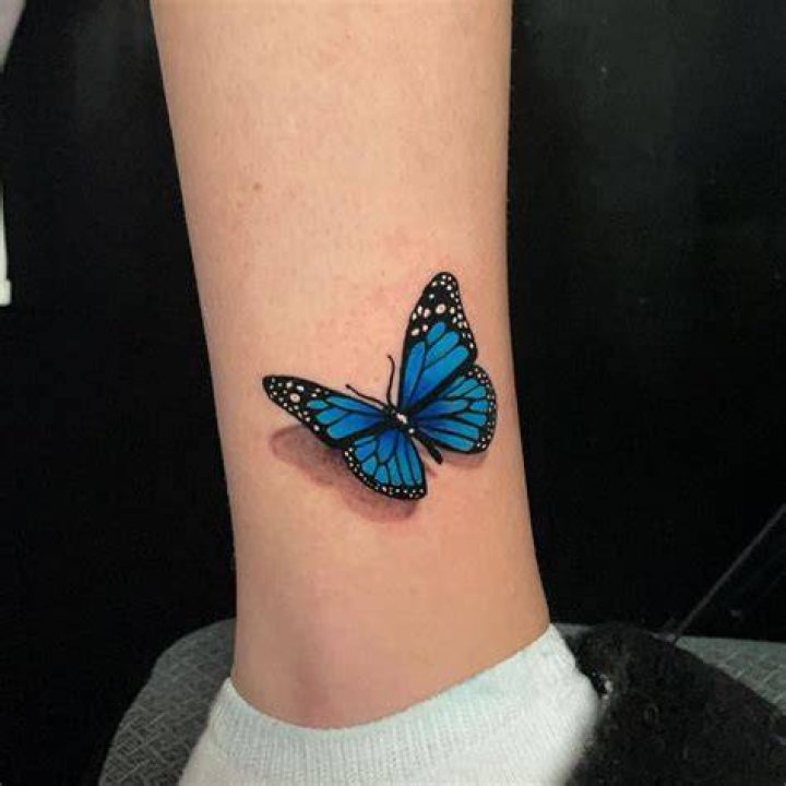 Small Blue Butterfly Tattoos gem.tattoos