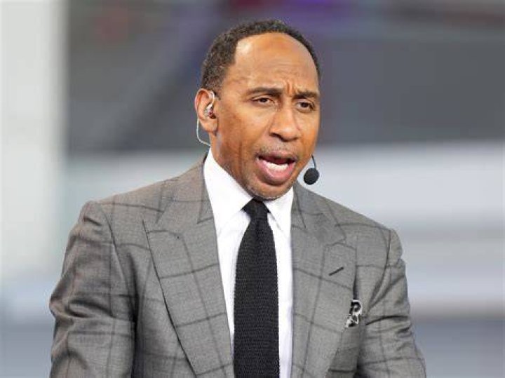 Stephen A. Smith Having His Coffee