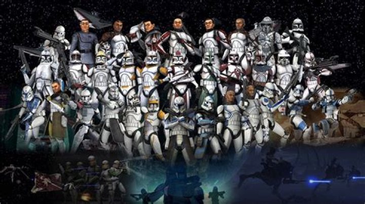 The Clone Army - all clones of bounty hunter Jango Fett.