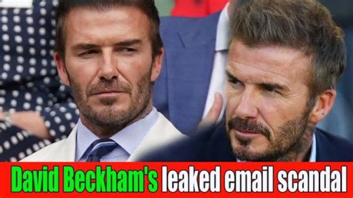 The David Beckham Email Scandal