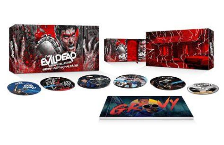 The Evil Dead Groovy Collection 4K Blu-ray Box Set Gets Slashed By Amazon
