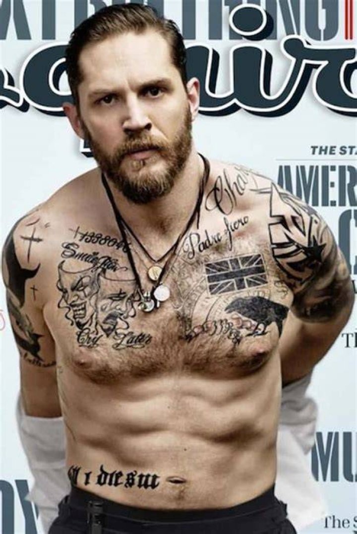 tom hardy cross tattoos