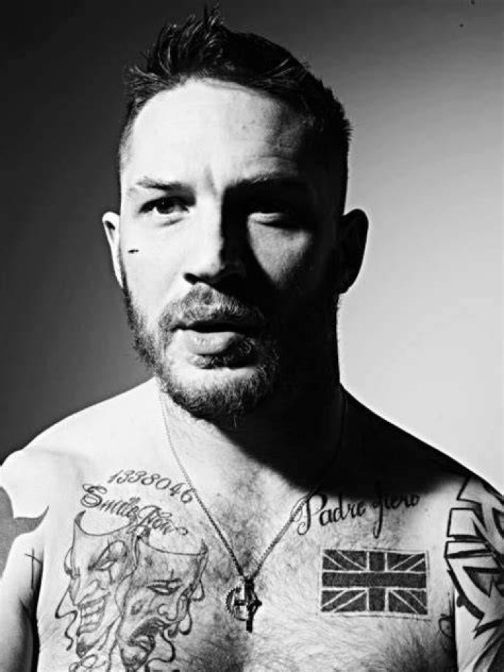 tom hardy union jack tattoo