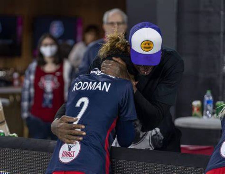Trinity With Her Dad Dennis Rodman