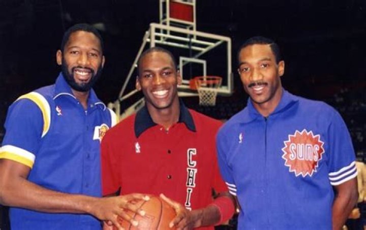 Walter Davis With James Worthy & Michael Jordan