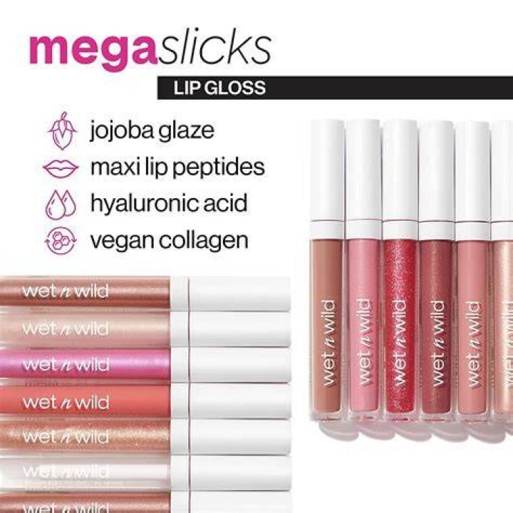 wet n wild Mega Slicks Lip Gloss - Nude Mood