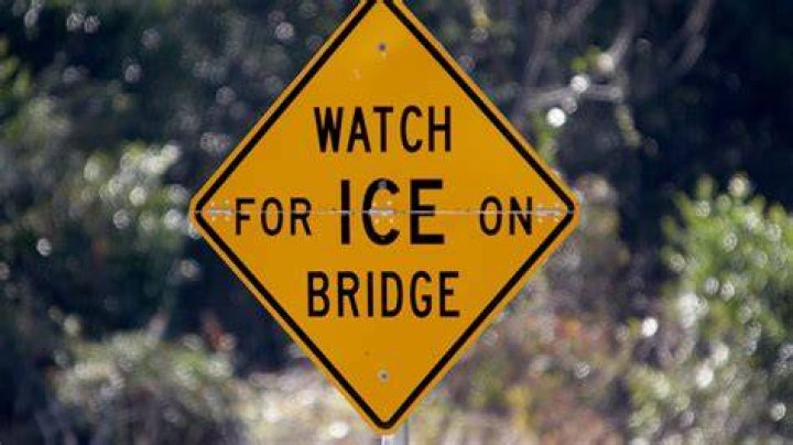 Why do bridges freeze before road surfaces?